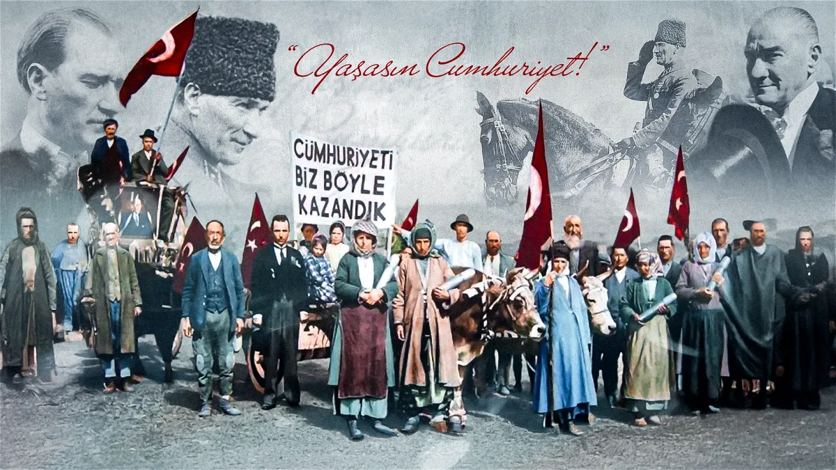 Açılan yeni sayfanın en güzel cümlesi: “Yaşasın Cumhuriyet!”
