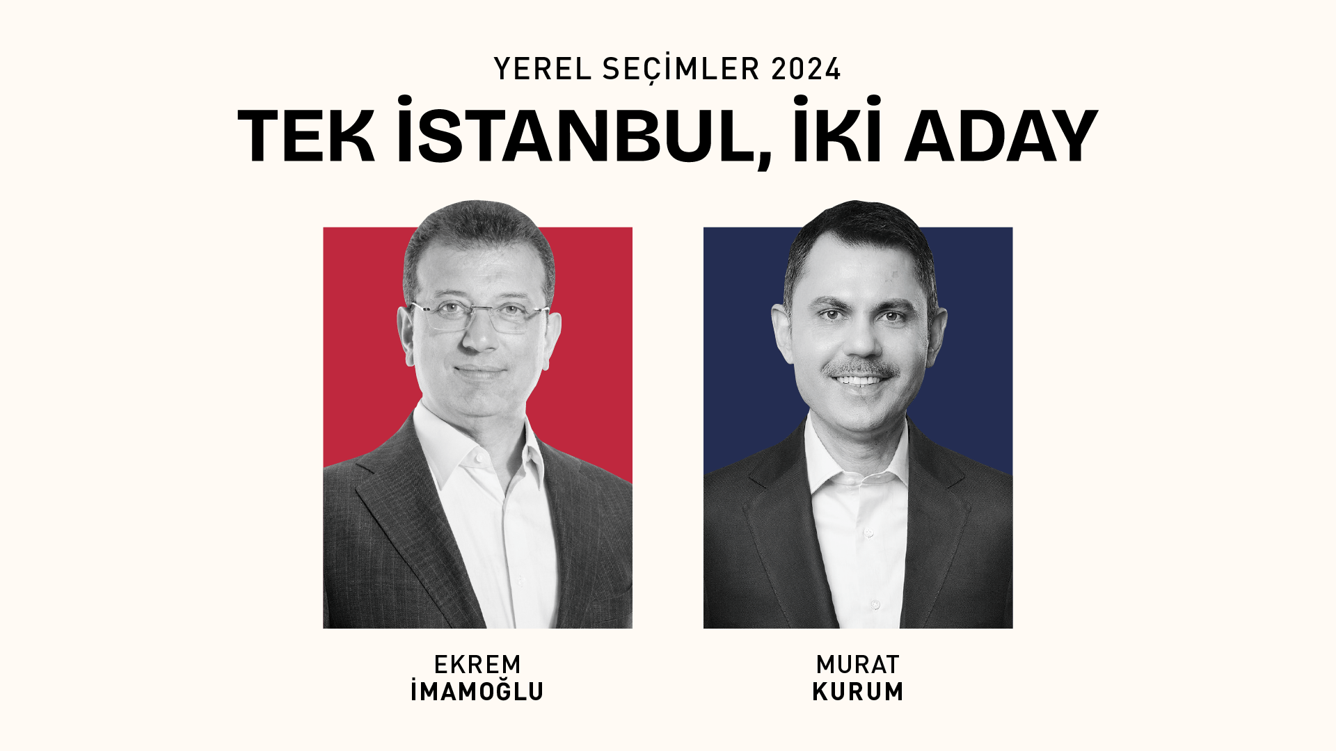 İmamoğlu vs Kurum: En çok hangi kelimeleri kullandılar, nerelere gittiler?