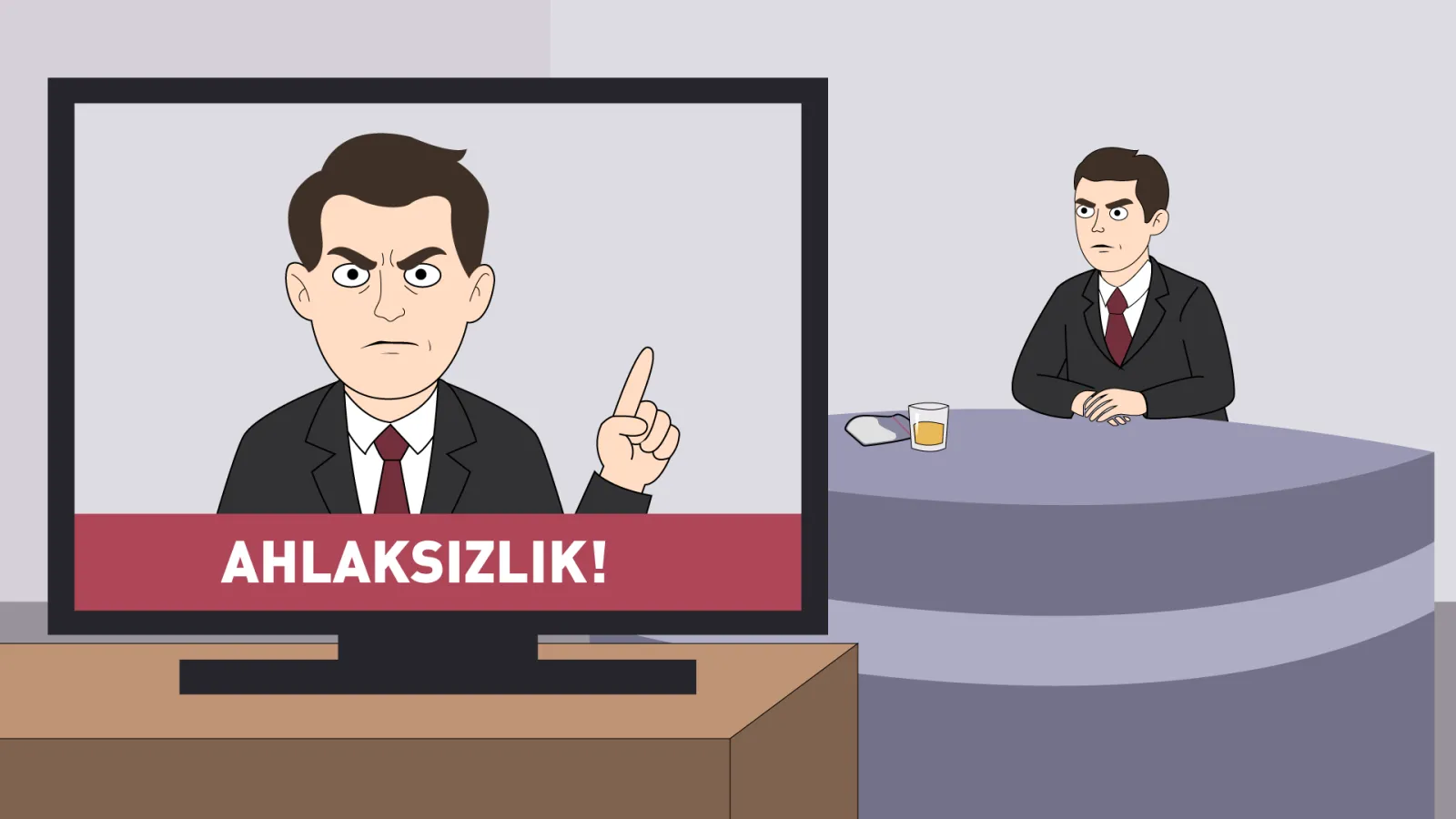 Ele verir talkını, kendi yutar salkımı