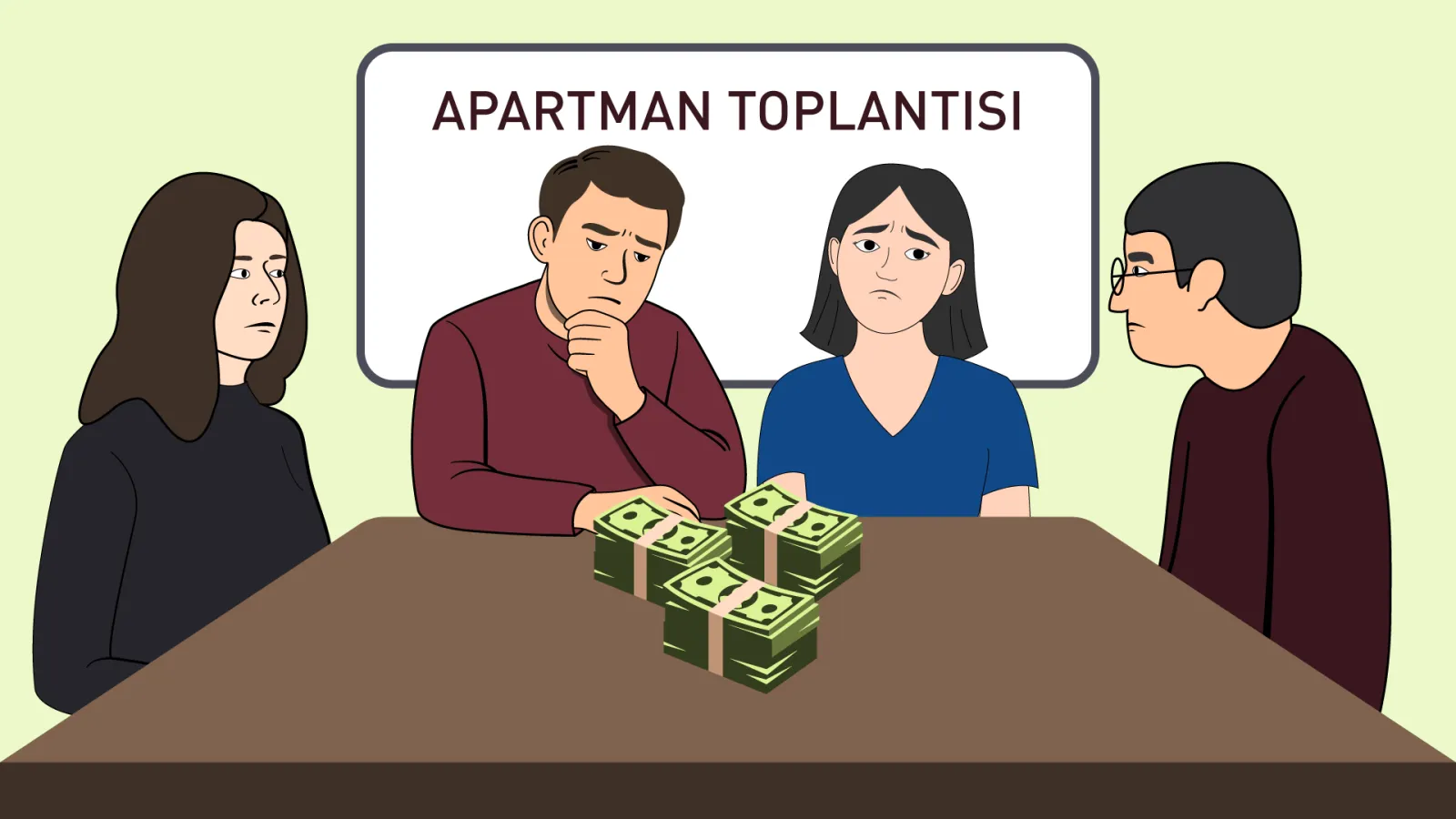 Komşu komşunun külüne muhtaçtır. Peki ya aidatına?