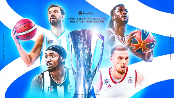 EuroCup’ta yarı final zamanı: Son dörtte üç Türk temsilci